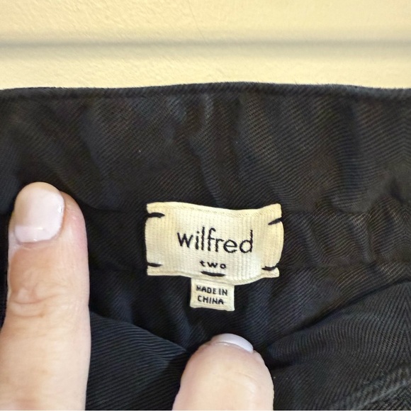 WILFRED Aritzia Pants Casbah High Rise Tapered Leg Model Casual Trousers - Picture 3 of 8